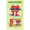 GUDI 60020 non  CẢNH THẾ GIỚI TƯƠNG LAI BỘ 6 KIỂU bộ đồ chơi xếp lắp ráp ghép mô hình Plants Vs Zombies Hoa Quả Nổi Giận 427 khối