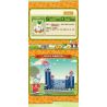 GUDI 60020 non  CẢNH THẾ GIỚI TƯƠNG LAI BỘ 6 KIỂU bộ đồ chơi xếp lắp ráp ghép mô hình Plants Vs Zombies Hoa Quả Nổi Giận 427 khối