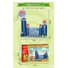 GUDI 60020 non  CẢNH THẾ GIỚI TƯƠNG LAI BỘ 6 KIỂU bộ đồ chơi xếp lắp ráp ghép mô hình Plants Vs Zombies Hoa Quả Nổi Giận 427 khối