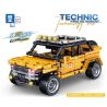 ZHEGAO QL0498 0498 non  XE ĐỊA HÌNH KÉO LÙI MÀU VÀNG bộ đồ chơi xếp lắp ráp ghép mô hình  Kỹ Thuật Công Nghệ Cao Mô Hình Phương Tiện 706 khối
