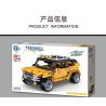 ZHEGAO QL0498 0498 non  XE ĐỊA HÌNH KÉO LÙI MÀU VÀNG bộ đồ chơi xếp lắp ráp ghép mô hình  Kỹ Thuật Công Nghệ Cao Mô Hình Phương Tiện 706 khối