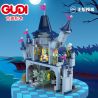 GUDI 60018 non  BỘ LÂU ĐÀI ZOMBIE bộ đồ chơi xếp lắp ráp ghép mô hình Plants Vs Zombies Hoa Quả Nổi Giận 761 khối