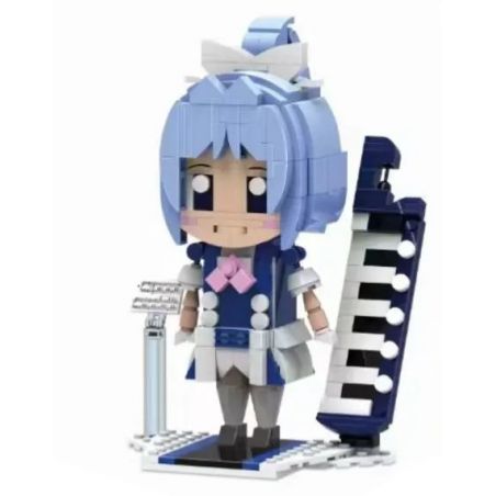 ZHEGAO 00342 non  ANH HÙNG BÀN PHÍM bộ đồ chơi xếp lắp ráp ghép mô hình KEYBOARDIST 410 khối