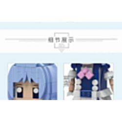 ZHEGAO 00342 non  ANH HÙNG BÀN PHÍM bộ đồ chơi xếp lắp ráp ghép mô hình KEYBOARDIST 410 khối