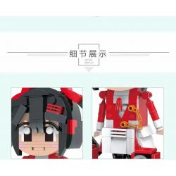 ZHEGAO 00341 non  BỘ CHỈNH ÂM bộ đồ chơi xếp lắp ráp ghép mô hình TUNER 409 khối