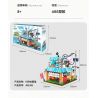 JAKI JK2361 2361 non  NHÀ HÀNG MÌ KAWAMACHI RAMEN NHẬT BẢN QUANG CẢNH ĐƯỜNG PHỐ bộ đồ chơi xếp lắp ráp ghép mô hình Modular Buildings Mô Hình Nhà Cửa