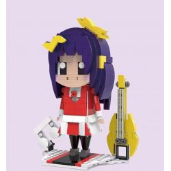 ZHEGAO 00340 non  NGHỆ SĨ GUITAR bộ đồ chơi xếp lắp ráp ghép mô hình GUITARIST 400 khối