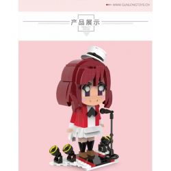 ZHEGAO 00339 non  CA SĨ bộ đồ chơi xếp lắp ráp ghép mô hình SINGER 386 khối