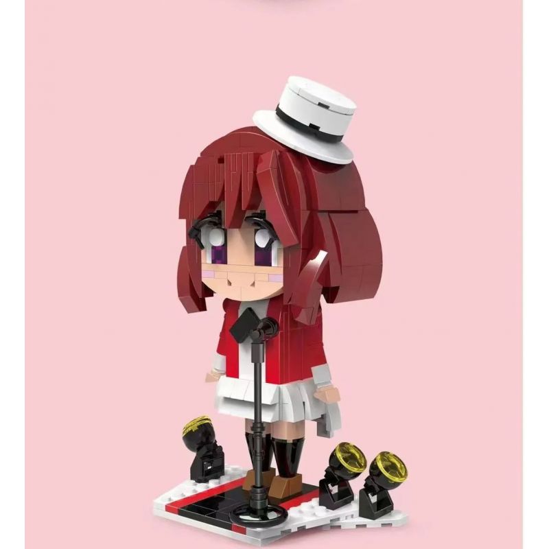 ZHEGAO 00339 non  CA SĨ bộ đồ chơi xếp lắp ráp ghép mô hình SINGER 386 khối