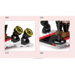 ZHEGAO 00339 non  CA SĨ bộ đồ chơi xếp lắp ráp ghép mô hình SINGER 386 khối