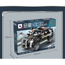 Enlighten 11017 Qman 11017 non  THÁM HIỂM CẢNH SÁT bộ đồ chơi xếp lắp ráp ghép mô hình City Thành Phố 395 khối