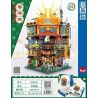 ZHEGAO 00982 non  THÀNH PHỐ HỒNG KÔNG bộ đồ chơi xếp lắp ráp ghép mô hình Modular Buildings HONGKONG CITY Mô Hình Nhà Cửa 4184 khối