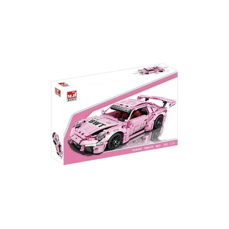 BEAUTY AND 8616 8617A non Lego PORSCHE 911 tỷ lệ 1:14 bộ đồ chơi xếp lắp ráp ghép mô hình Technic Kỹ Thuật Công Nghệ Cao Mô Hình Phương Tiện 1388 khối