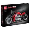 JIESTAR 91020 non  HARLEY DAVIDSON ĐÊM BÁNH LÁI bộ đồ chơi xếp lắp ráp ghép mô hình  NIGHT ROD Kỹ Thuật Công Nghệ Cao Mô Hình Phương Tiện 849 khối