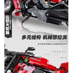 JIESTAR 91020 non  HARLEY DAVIDSON ĐÊM BÁNH LÁI bộ đồ chơi xếp lắp ráp ghép mô hình  NIGHT ROD Kỹ Thuật Công Nghệ Cao Mô Hình Phương Tiện 849 khối