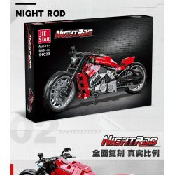 JIESTAR 91020 non  HARLEY DAVIDSON ĐÊM BÁNH LÁI bộ đồ chơi xếp lắp ráp ghép mô hình  NIGHT ROD Kỹ Thuật Công Nghệ Cao Mô Hình Phương Tiện 849 khối