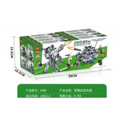 MINGDI K208 non  TIÊN PHONG VŨ TRANG QUÂN SỰ 8 TỔ HỢP bộ đồ chơi xếp lắp ráp ghép mô hình Military Army Quân Sự Bộ Đội 827 khối