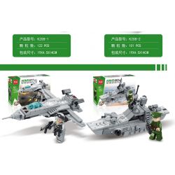 MINGDI K208 non  TIÊN PHONG VŨ TRANG QUÂN SỰ 8 TỔ HỢP bộ đồ chơi xếp lắp ráp ghép mô hình Military Army Quân Sự Bộ Đội 827 khối