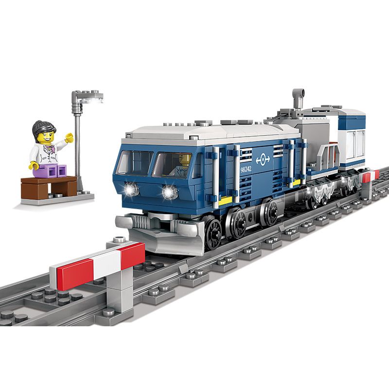 Bozhi 98242 non Lego ĐẦU MÁY DIESEL DONGFENG 11Z bộ đồ chơi xếp lắp ráp ghép mô hình Trains CITY TRAIN Tàu Hỏa 375 khối