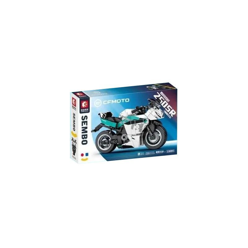 SEMBO 705301 non Lego GIÓ XUÂN XE MÁY 250SR bộ đồ chơi xếp lắp ráp ghép mô hình Motorcycle Motorbike CFMOTO Xe Hai Bánh 304 khối