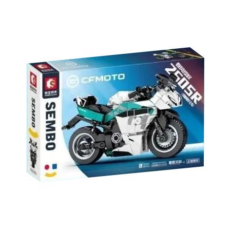 SEMBO 705301 non  GIÓ XUÂN XE MÁY 250SR bộ đồ chơi xếp lắp ráp ghép mô hình Motorcycle Motorbike CFMOTO Xe Hai Bánh 304 khối