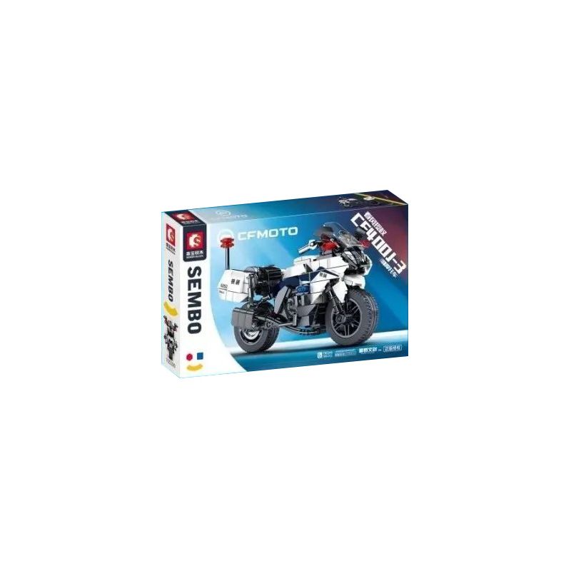 SEMBO 705300 non Lego XE MÁY CHUNFENG CF400J-3 bộ đồ chơi xếp lắp ráp ghép mô hình Motorcycle Motorbike CFMOTO Xe Hai Bánh 368 khối