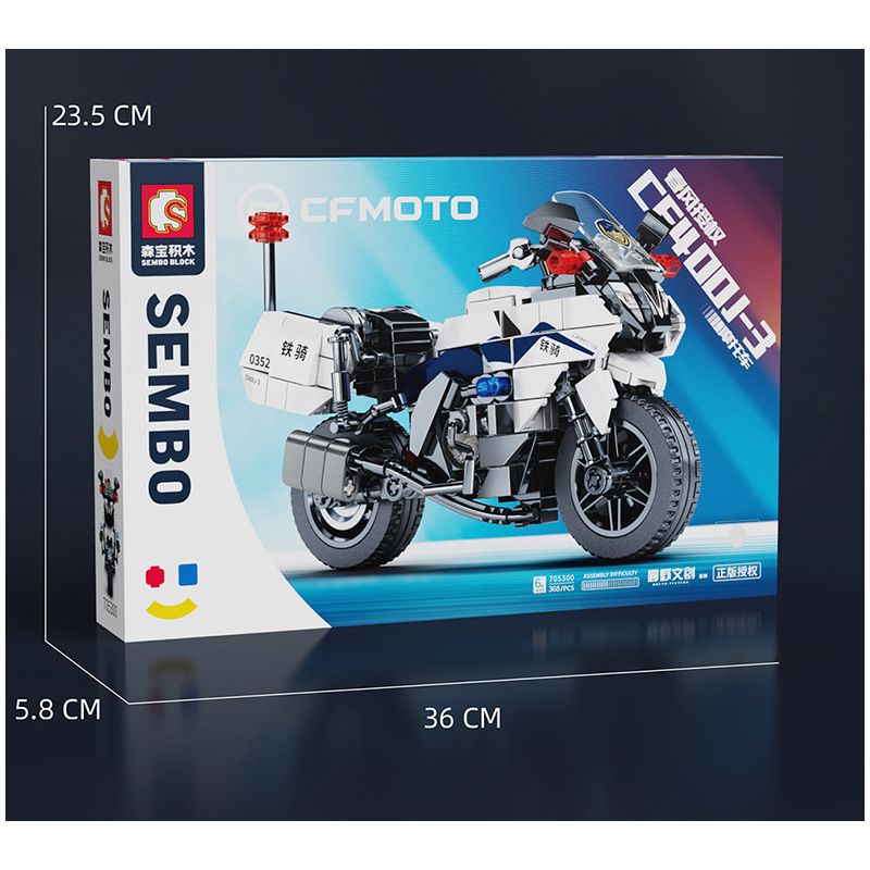 SEMBO 705300 non  XE MÁY CHUNFENG CF400J-3 bộ đồ chơi xếp lắp ráp ghép mô hình Motorcycle Motorbike CFMOTO Xe Hai Bánh 368 khối SEMBO 705300 non  XE MÁY CHUNFENG CF400J-3 bộ đồ chơi xếp lắp ráp ghép mô hình Motorcycle Motorbike CFMOTO Xe Hai Bánh 368 khối