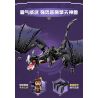 Enlighten 72025 Qman 72025 non  ĐÁNH THỨC RỒNG ĐEN bộ đồ chơi xếp lắp ráp ghép mô hình Minecraft Game Xây Dựng