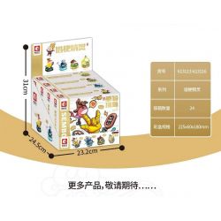 SEMBO 613115 non  LIẾM CON CHÓ bộ đồ chơi xếp lắp ráp ghép mô hình 286 khối