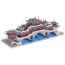 ZHEGAO LZ8234 8234 non  CHÙA CẦU AN THUẬN ??? THÀNH ĐÔ TỨ XUYÊN bộ đồ chơi xếp lắp ráp ghép mô hình Creator ANSHUN CORRIDOR BRIDGE Sáng Tạo 4503 khối