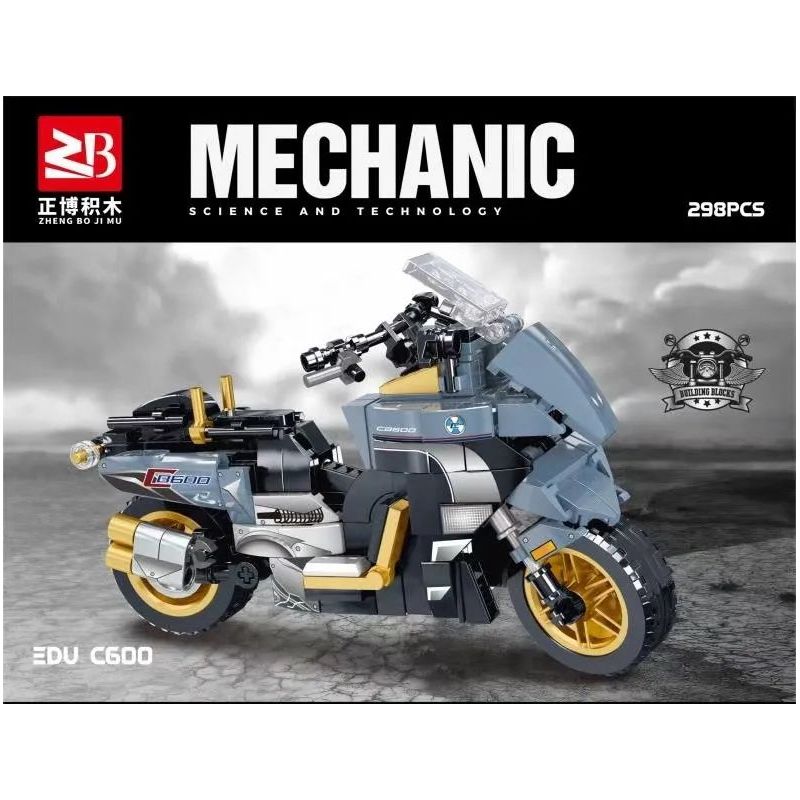 FAIR 9037 non  XE MÔ TÔ BMW C600 bộ đồ chơi xếp lắp ráp ghép mô hình Motorcycle Motorbike Xe Hai Bánh 298 khối