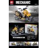 FAIR 9034 non  XE MÁY MÀU VÀNG bộ đồ chơi xếp lắp ráp ghép mô hình Motorcycle Motorbike Xe Hai Bánh 270 khối
