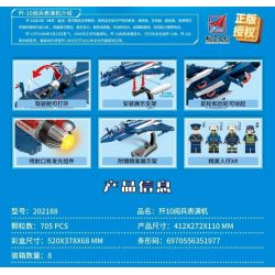 SEMBO 202188 non  MÁY BIỂU DIỄN DUYỆT BINH J-10 bộ đồ chơi xếp lắp ráp ghép mô hình Military Army J-10 FIGHTER Quân Sự Bộ Đội 705 khối