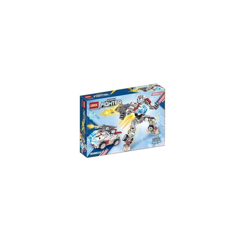 LWCK 60018 non Lego BIẾN HÌNH bộ đồ chơi xếp lắp ráp ghép mô hình Creator IORN FIGHTER Sáng Tạo 390 khối