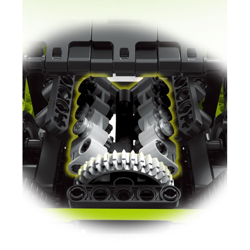 EXTRAORDINARY F10004 10004 non  YÊU TINH XANH MERCEDES AMG tỷ lệ 1:14 bộ đồ chơi xếp lắp ráp ghép mô hình  Kỹ Thuật Công Nghệ Cao Mô Hình Phương Tiện 1139 khối