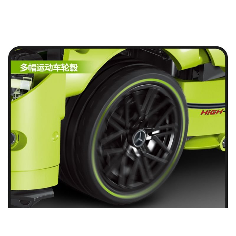 EXTRAORDINARY F10004 10004 non  YÊU TINH XANH MERCEDES AMG tỷ lệ 1:14 bộ đồ chơi xếp lắp ráp ghép mô hình  Kỹ Thuật Công Nghệ Cao Mô Hình Phương Tiện 1139 khối