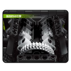 EXTRAORDINARY F10004 10004 non  YÊU TINH XANH MERCEDES AMG tỷ lệ 1:14 bộ đồ chơi xếp lắp ráp ghép mô hình  Kỹ Thuật Công Nghệ Cao Mô Hình Phương Tiện 1139 khối