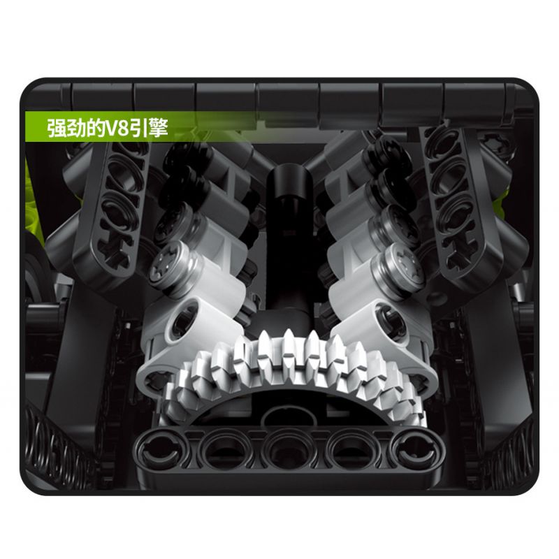 EXTRAORDINARY F10004 10004 non  YÊU TINH XANH MERCEDES AMG tỷ lệ 1:14 bộ đồ chơi xếp lắp ráp ghép mô hình  Kỹ Thuật Công Nghệ Cao Mô Hình Phương Tiện 1139 khối