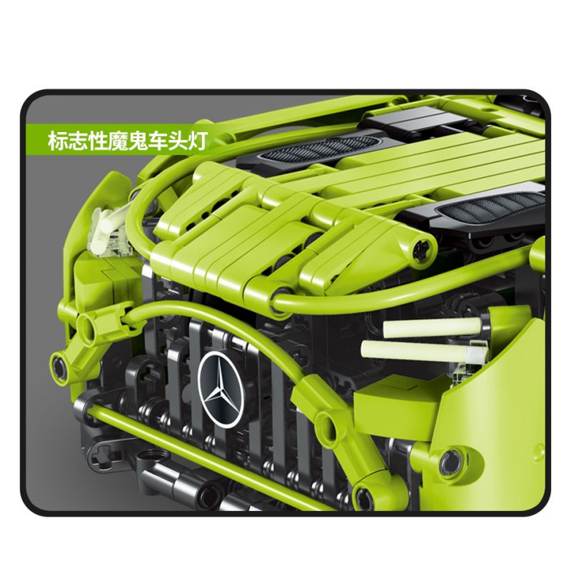 EXTRAORDINARY F10004 10004 non  YÊU TINH XANH MERCEDES AMG tỷ lệ 1:14 bộ đồ chơi xếp lắp ráp ghép mô hình  Kỹ Thuật Công Nghệ Cao Mô Hình Phương Tiện 1139 khối