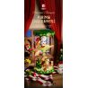 SEMBO 605027 non  ĐỒNG HỒ CÁT GIÁNG SINH bộ đồ chơi xếp lắp ráp ghép mô hình Christmas CHRISTMAS HOURGLASS