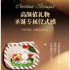 SEMBO 605027 non  ĐỒNG HỒ CÁT GIÁNG SINH bộ đồ chơi xếp lắp ráp ghép mô hình Christmas CHRISTMAS HOURGLASS