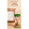SEMBO 605027 non  ĐỒNG HỒ CÁT GIÁNG SINH bộ đồ chơi xếp lắp ráp ghép mô hình Christmas CHRISTMAS HOURGLASS