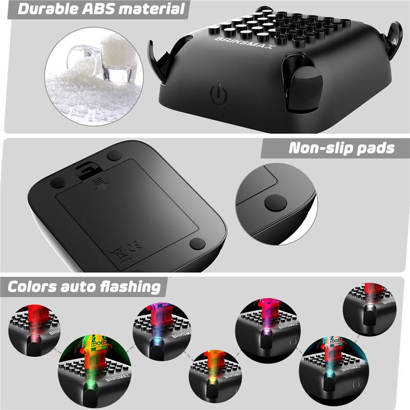 BRIKSMAX LLA15 non  ÁNH SÁNG CƠ BẢN bộ đồ chơi xếp lắp ráp ghép mô hình Gear Đồ Lắp Ghép