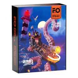 FUNWHOLE FH-9003 9003 FH9003 non  THUYỀN THÁM HIỂM ĐẠI DƯƠNG bộ đồ chơi xếp lắp ráp ghép mô hình Creator Expert OCEAN ADVENTURE SHIP Chuyên Gia Sáng Tạo 824 khối