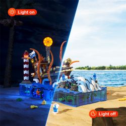 FUNWHOLE FH-9003 9003 FH9003 non  THUYỀN THÁM HIỂM ĐẠI DƯƠNG bộ đồ chơi xếp lắp ráp ghép mô hình Creator Expert OCEAN ADVENTURE SHIP Chuyên Gia Sáng Tạo 824 khối