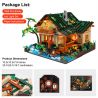FUNWHOLE FH9004 9004 non  NHÀ BÊN HỒ bộ đồ chơi xếp lắp ráp ghép mô hình Creator Expert Chuyên Gia Sáng Tạo 1969 khối