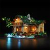 FUNWHOLE FH9004 9004 non  NHÀ BÊN HỒ bộ đồ chơi xếp lắp ráp ghép mô hình Creator Expert Chuyên Gia Sáng Tạo 1969 khối