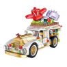 ZHEGAO 00308 non  PHAO NỔI bộ đồ chơi xếp lắp ráp ghép mô hình Creator FLOWER CAR Sáng Tạo 527 khối