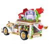 ZHEGAO 00308 non  PHAO NỔI bộ đồ chơi xếp lắp ráp ghép mô hình Creator FLOWER CAR Sáng Tạo 527 khối