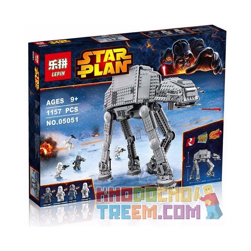 NOT Lego AT-AT 75054 KING QUEEN 81053 LEPIN 05051 xếp lắp ráp ghép mô hình TÀU ĐI BỘ AT-AT Star Wars Chiến Tranh Giữa Các Vì Sao 1138 khối